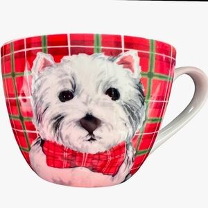 Portobello By Design Christmas Themed West Highland Terrier Coffee/Tea Mug Cup